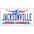 Jacksonville North Carolina Novelty License Plate