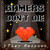 Gamers Dont Die Novelty Square Sign