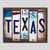 Texas License Plate Tag Strips Novelty Wood Signs WS-193