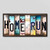 Home Run License Plate Tag Strips Novelty Wood Signs WS-217