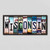 Wisconsin License Plate Tag Strips Novelty Wood Signs WS-199