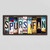 Spurs Fan License Plate Tag Strips Novelty Wood Signs WS-365
