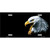 Bald Eagle Offset Metal Novelty License Plate