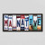 MA Native License Plate Tag Strips Novelty Wood Signs WS-522