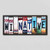 WI Native License Plate Tag Strips Novelty Wood Signs WS-550