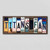 Titans Fan License Plate Tag Strips Novelty Wood Signs WS-352