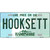 Hooksett New Hampshire Novelty Metal License Plate