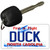Duck North Carolina State Novelty Metal Key Chain KC-12086