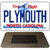 Plymouth North Carolina State Novelty Metal Magnet M-12114