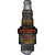 At Your Service Novelty Metal Spark Plug Sign J-083