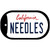 Needles California Novelty Metal Dog Tag Necklace DT-1489