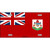 Bermuda Flag Metal Novelty License Plate