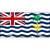 British Indian Ocean Flag Metal Novelty License Plate