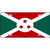 Burundi Flag Metal Novelty License Plate