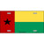 Guinea-Bissau Flag Metal Novelty License Plate Tag Sign