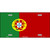 Portugal Flag Metal Novelty License Plate