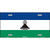 Lesotho Flag Metal Novelty License Plate