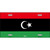 Libya Flag Metal Novelty License Plate