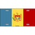 Moldova Flag Metal Novelty License Plate