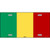 Mali Flag Metal Novelty License Plate