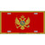 Montenegro Flag Metal Novelty License Plate