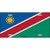 Namibia Flag Metal Novelty License Plate