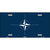 Nato Flag Metal Novelty License Plate