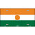 Niger Flag Metal Novelty License Plate