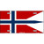 Norway-NS Flag Metal Novelty License Plate