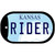 Rider Kansas Novelty Metal Dog Tag Necklace DT-6639