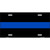 Thin Blue Line Police Metal Novelty License Plate