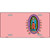 Virgin Mary Pink Metal Novelty License Plate