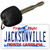 Jacksonville North Carolina Novelty Metal Key Chain KC-11832