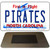 Pirates North Carolina Novelty Metal Magnet M-11827