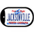 Jacksonville North Carolina Novelty Metal Dog Tag Necklace DT-11832