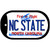 North Carolina University Novelty Metal Dog Tag Necklace DT-6461