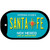 Santa Fe Teal New Mexico Novelty Metal Dog Tag Necklace DT-2786