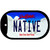 Native South Dakota Novelty Metal Dog Tag Necklace DT-9978