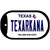 Texarkana Texas Novelty Metal Dog Tag Necklace DT-9379
