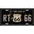 Route 66 Get Your Kicks Metal Novelty License Plate