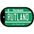 Rutland Vermont Novelty Metal Dog Tag Necklace DT-10667