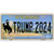 Trump 2024 Wyoming Novelty Metal License Plate