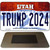 Trump 2024 Utah Novelty Metal Magnet M-12257