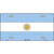 Argentina Flag Metal Novelty License Plate