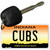 Cubs Indiana Novelty Metal Key Chain KC-12280