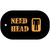Need Head Novelty Metal Dog Tag Necklace DT-2032