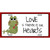 Love In Our Hearts Frog Metal Novelty License Plate