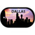 Dallas Silhouette Novelty Metal Dog Tag Necklace DT-8719