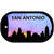 San Antonio Silhouette Novelty Metal Dog Tag Necklace DT-8722