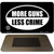 More Guns Less Crime Novelty Metal Magnet M-4709